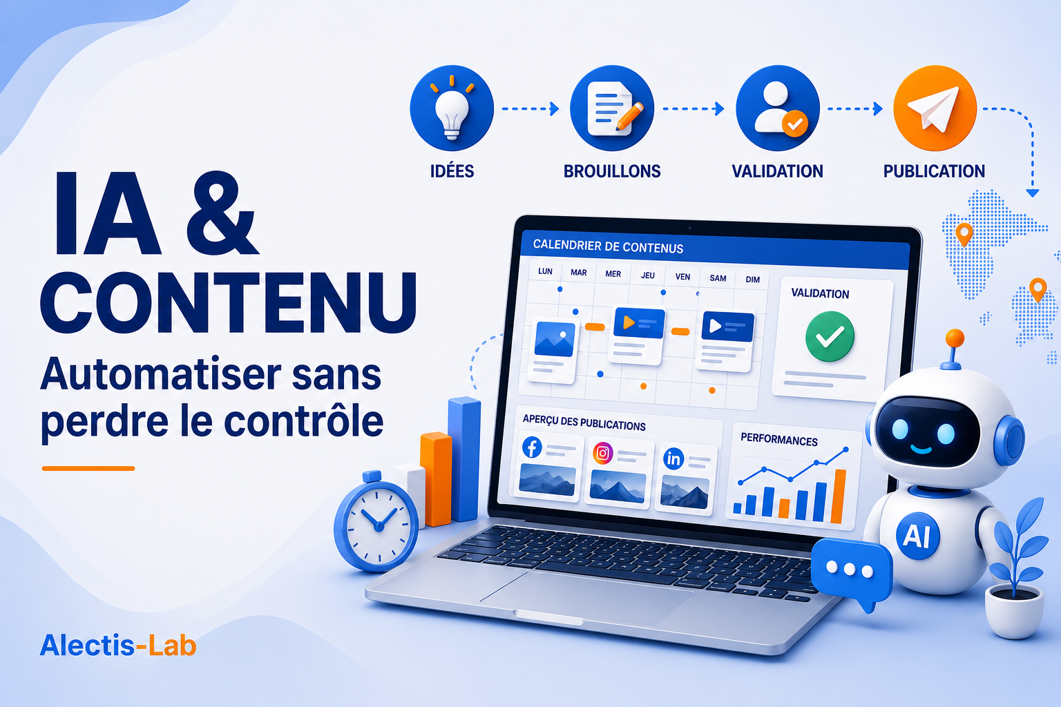 Automatiser sa gestion de contenu avec l'IA sans perdre le contrôle