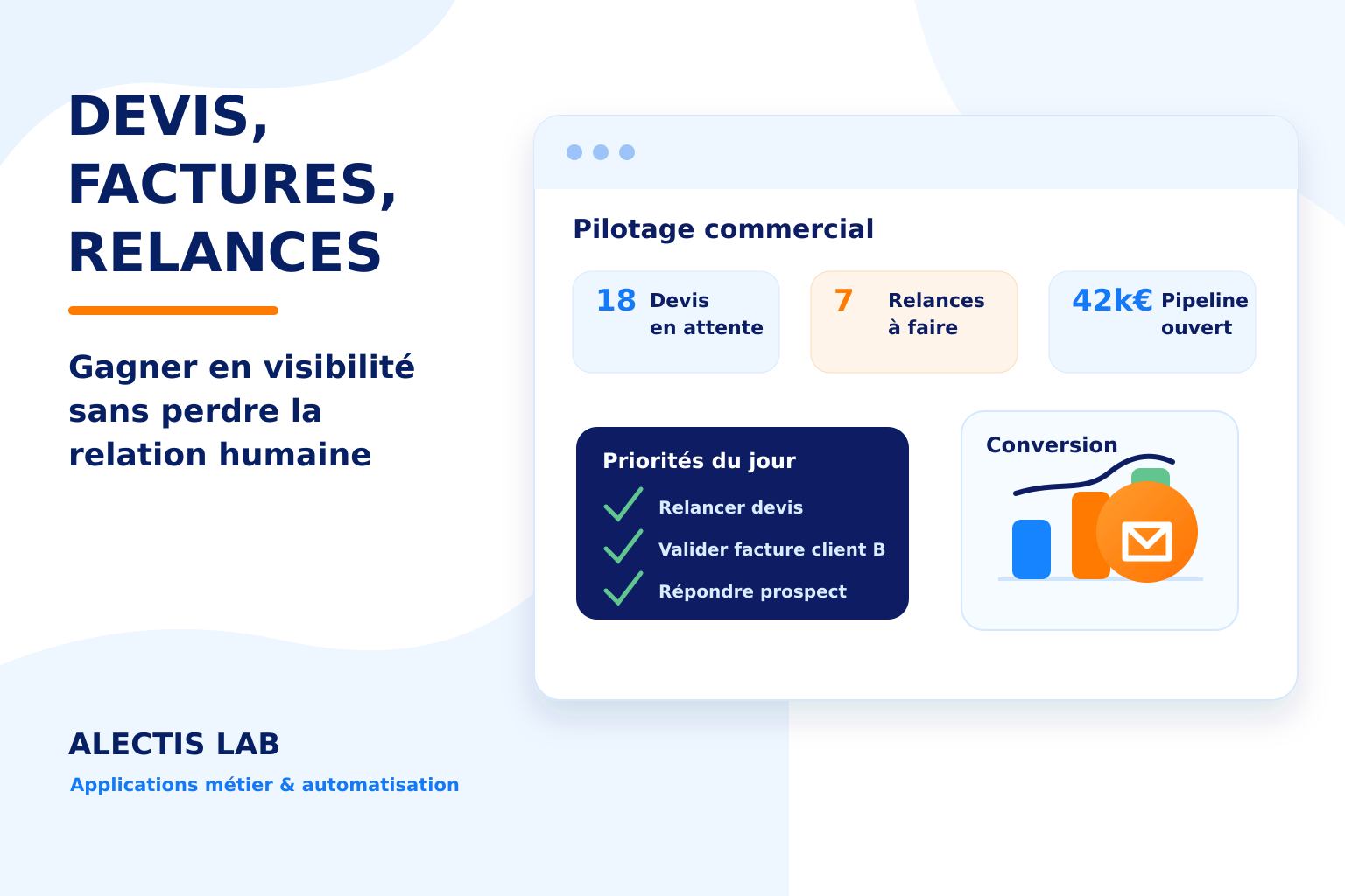 Devis, factures, relances : comment automatiser le suivi commercial sans perdre la relation humaine